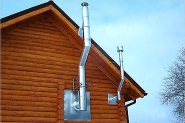 Установка вытяжек и вентиляции: Вентиляционные выводы на крышу с монтажом. Уйлордун ичин табигый — 34