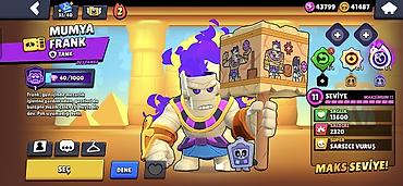İncəsənət və kolleksiyalar: Brawl Stars hesabı. Hesabda şəkillərdə görünən əsas xüsusiyyətlər: - — 5