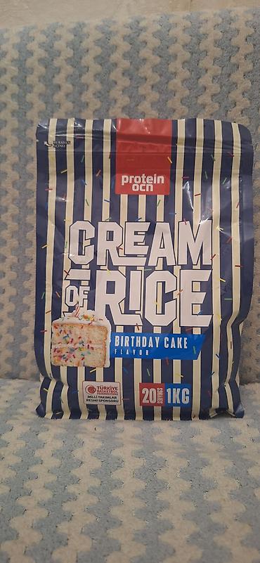 Protein: Məhsul: Protein OCN Cream of Rice – “Birthday Cake” dadı Çəki: 1 kq — 1