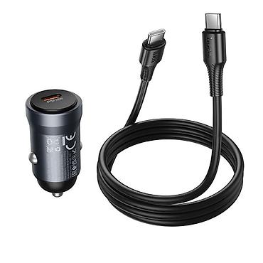 hoco ds40: Название: Авто зарядное устройство HOCO Z62A Energy single port PD30W — 1