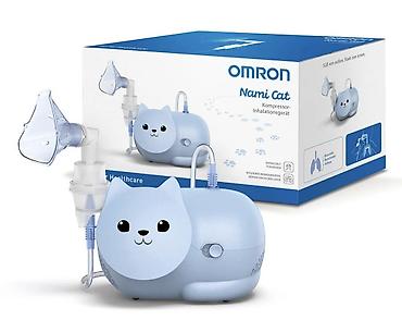 Ингаляторы, небулайзеры: OMRON Nami Cat (NE-C303K-KDE) kompressorlu nebulayzer – uşaqlar və — 2