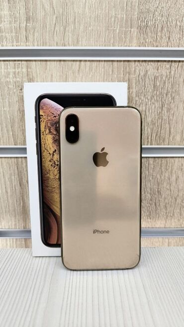 телефон режим 8: IPhone Xs, Скидка 70%, Б/у, 64 ГБ, Золотой, Наушники, Зарядное устройство, Защитное стекло, 88 %