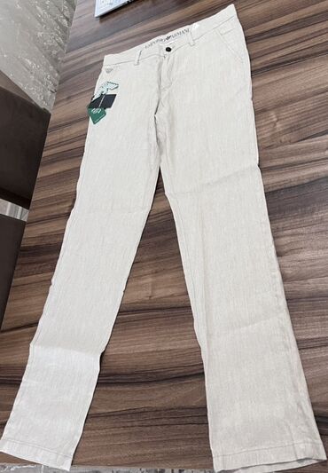 Şalvarlar: Klassik Şalvar, Emporio Armani, XS (EU 34), rəng - Bej