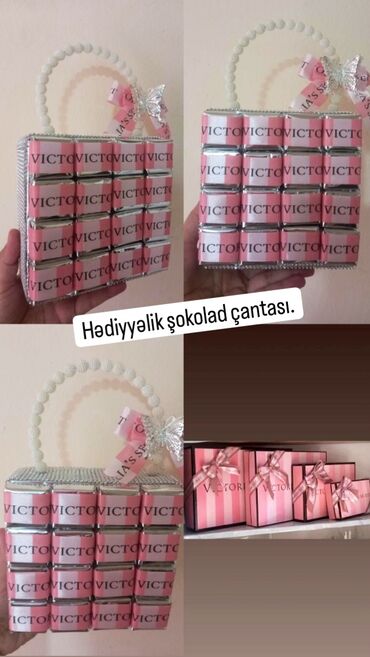 23 fevral hediyyesi: Hədiyyəlik şokolad çantasi.Çatdırılma var