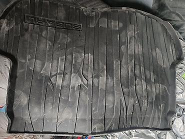 аккумулятор для авто б у: Родные Резиновые Полики Для багажника Subaru, цвет - Черный, Б/у — 1