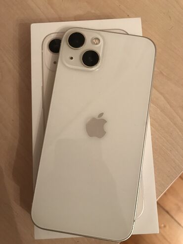 iphone 13 adapter qiymeti: IPhone 13, 128 ГБ, Белый, Face ID