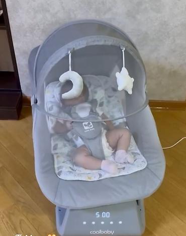 ozu yellənən beşik: Elektrikli beşik-swing “Coolbaby” - Avtomatik yellənmə funksiyası — 2