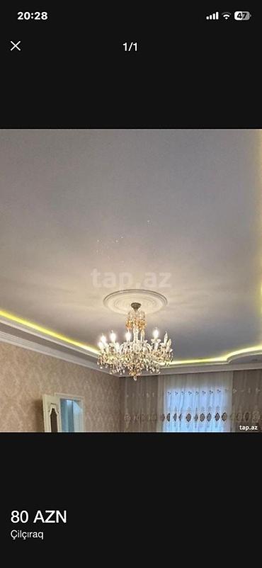 razetka: Çılçıraq, 10 və daha çox lampa, Xrustal — 1