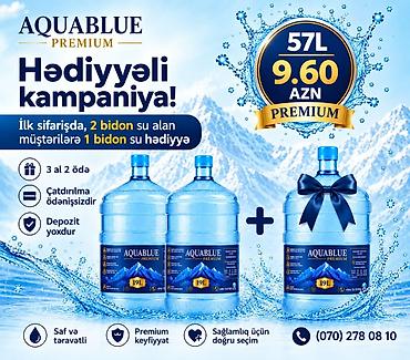 Aquablue Premium – 19 litrlik bidon içməli su 4.80 Azn İlk sifarişdə lalafo.az -da Aquablue Premium – 19 litrlik bidon içməli su 4.80 Azn İlk sifarişdə