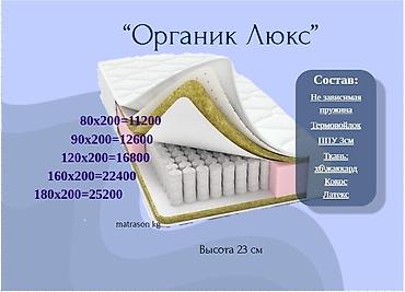 анатомия: Ортопедический матрас, Новый, Другой бренд, Односпальный, Кыргызстан, Матрасы средней жесткости, В рассрочку, Бесплатная доставка — 1