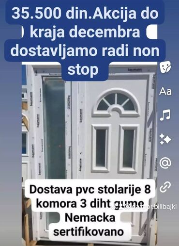 Prozori: PVC prozori i balkonska vrata – KRAUSS profil - Materijal: PVC — 6