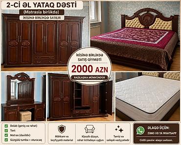 bag mebeli ikinci el: Elan: Qonaq otağı, yataq otağı mebelləri və sürüşən qapılı şkaf 1) — 6