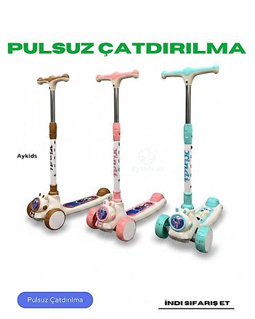 Samokatlar: 🛴✨ Yeni Xindi Model Uşaq Samokatı – İşıqlı, Musiqili və Gel Təkərli! — 1