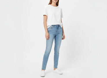 Jeansy: H&M, Jeansy damskie, rozmiar S