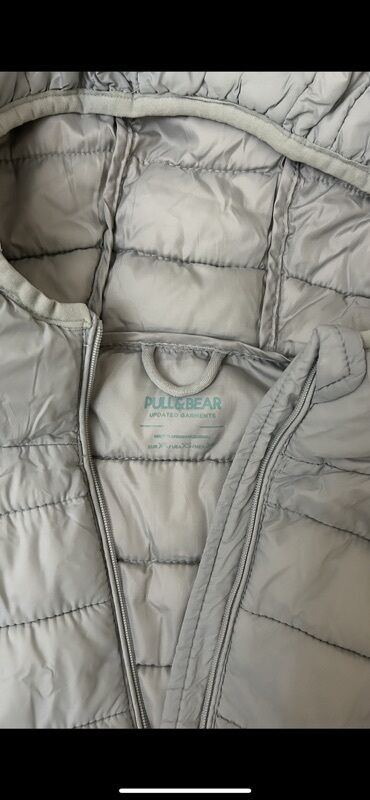 qara cins pencekler: Puxovik kurtka, PULL&BEAR, XS