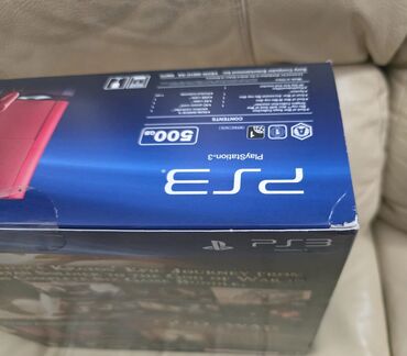 gəncə ikinci el: Sony PlayStation 3 (PS3) Super Slim Red – 500 GB, Qırmızı rəng