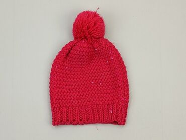 różowa czapka: Hat, One size, condition - Good