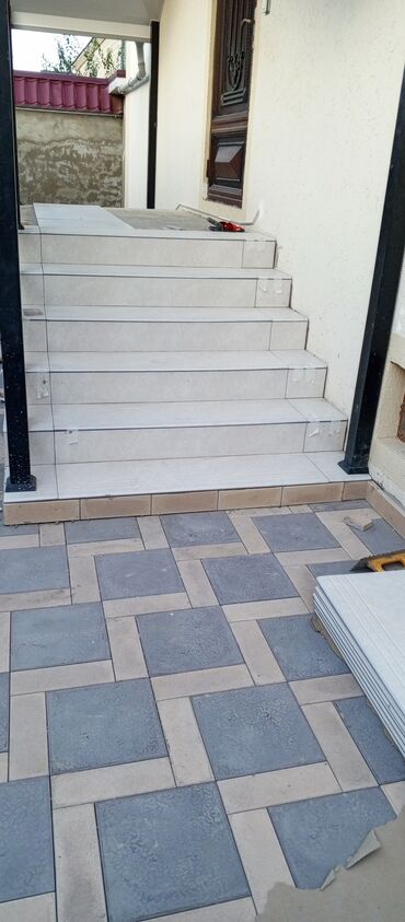 Plitə işləri: Xidmət: Hamam/tualet üçün istilikli döşəmə və kafel-metlax işləri — 10