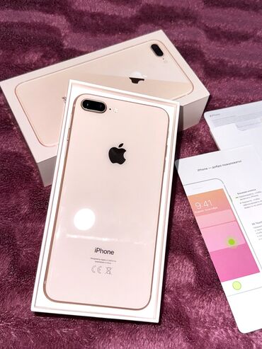 ayfon adapter: IPhone 8 Plus, 64 ГБ, Rose Gold, Отпечаток пальца