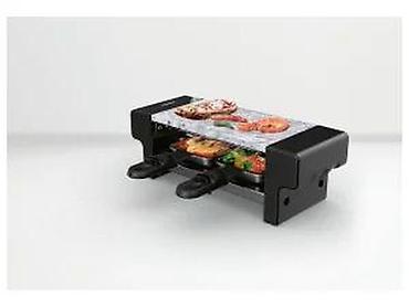 Sve za roštilj: SilverCrest mini raclette/gril sa kamenim pločom - Kompaktan — 9