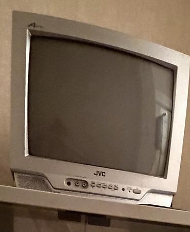 JVC kineskop televizor - Marka/model: JVC (CRT tipli, gümüşü korpus