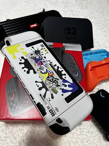 Видеоигры и приставки: Nintendo Switch 2 (Hong Kong versiya) + tam komplekt + oyunlar. Yeni — 1