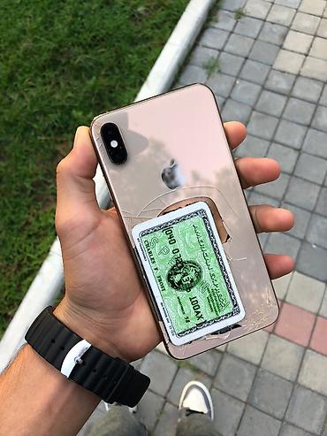 2 ci el iphone 6: IPhone Xs Max, 64 GB, Qızılı — 3