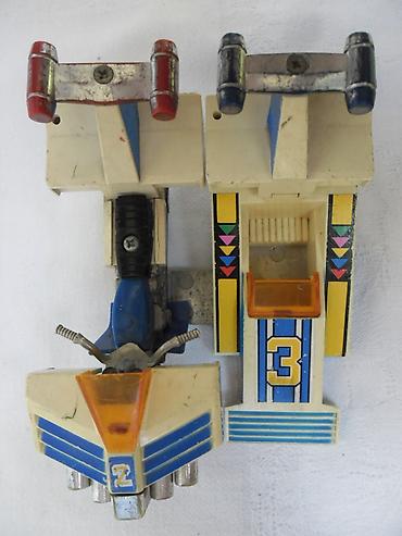 rolsule: Gorenger motor sa prikolicom,10 cm, Japan, vintage — 5