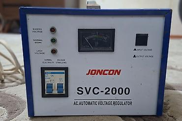200kv: Gərginlik tənzimləyicisi (Stabilizator) Joncon SVC-2000 (2000 — 1