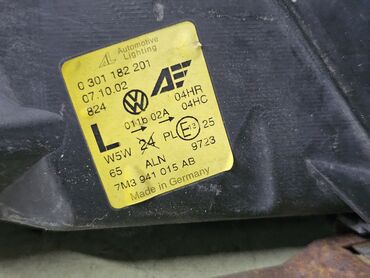 Передние фары: Передняя левая фара Volkswagen 2002 г., Б/у, Оригинал, Германия — 8