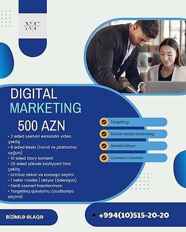 tualet dizayni: Rəqəmsal Marketinq xidməti – New Face Agency 500 AZN paketi: - 2 ədəd — 2