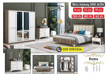 avanqart: İkinəfərlik çarpayı, 2 tumba, Dolab, Termo, Azərbaycan, Yeni — 2
