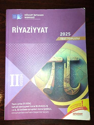 Riyaziyyat Testlər 11-ci sinif, DİM, 2-ci hissə