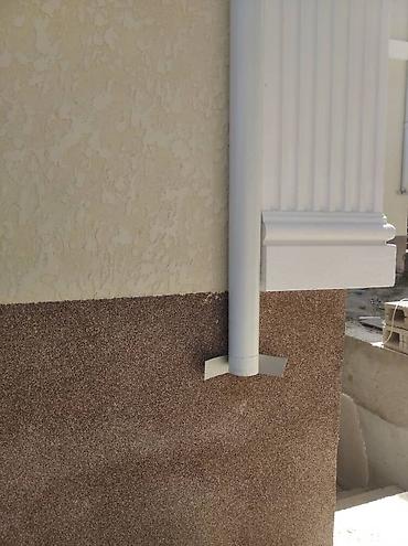 Фасадные работы: Декоративный штукатурка, краска, шпаклёвка, родбанк, клей тартабыз — 13