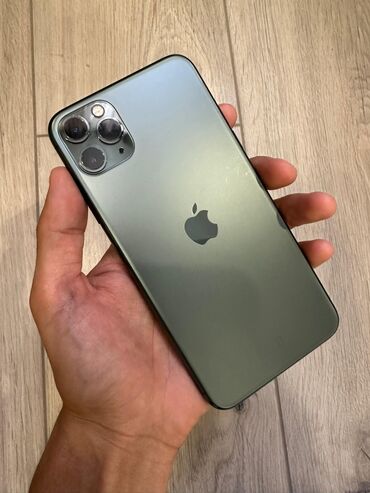 экран айфон 11 про: IPhone 11 Pro Max, Б/у, 256 ГБ, Matte Midnight Green, 76 %