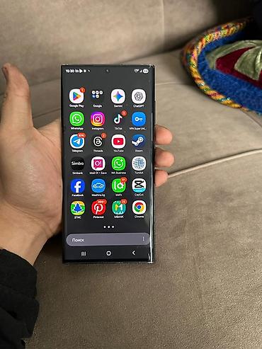 Samsung: Samsung Galaxy S22 Ultra, Б/у, 512 ГБ, цвет - Черный, 1 SIM — 10