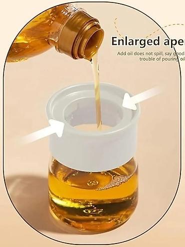 Ostala kuhinjska oprema: Silikonska četka sa staklenom posudom i pipetom – 2 u 1 kuhinjski — 3