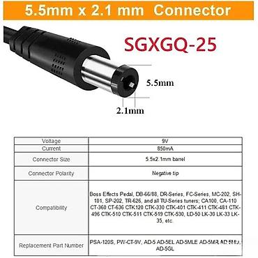 Pretvarači napona: NAPAJANJE ISPRAVLJAČ ADAPTER ZA PEDALE 9V BESPLATNA DOSTAVA | — 6