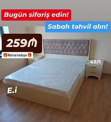 havalı döşek: Yeni, İkinəfərlik çarpayı, Matras ilə — 1