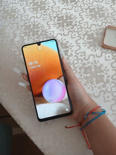 samsung telefonlar qiymeti: Samsung Galaxy A32, 64 GB, rəng - Qəhvəyi, Sensor, Barmaq izi, İki sim kartlı
