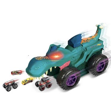 дрифт машинка на пульте управления: Monster Truck Mega Wrex Пожиратель машин! Глотает машины и сзади они