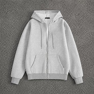 Личные вещи: Утеплённая кофта на молнии 🧥 • Свободный оверсайз-крой • Тёплая — 2