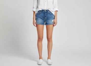 hm krótkie spodenki dzins low waist: H&M, Szorty damskie, rozmiar XS