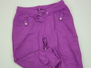 skórzane spodnie szerokie: Spodnie 3/4 Damskie, S (EU 36), stan - Dobry