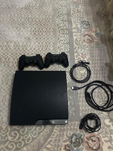 gta 5 pc: Sony PlayStation 3 (PS3) Slim oyun konsolu dəsti Paketə daxildir: - — 4