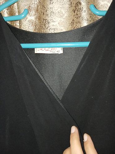 Şəxsi əşyalar: Qara rəngli qadın paltarı - Model: sarafan tipli, “wrap”/kəsişən — 3