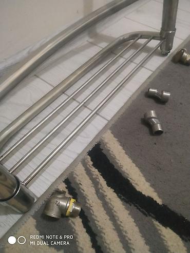 Водяные полотенцесушители: Полотенцесушитель водяной из нержавеющей стали - Материал — 6