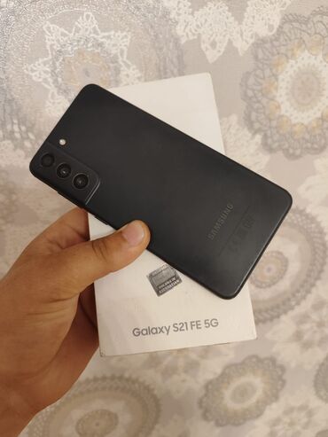 samsung galaxy s21 5g qiymeti: Samsung Galaxy S21 FE, 128 ГБ, цвет - Черный, Сенсорный, Отпечаток пальца, Беспроводная зарядка