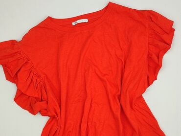 t shirty z falbanka przy rękawie: Zara, Футболка жіноча, розмір M