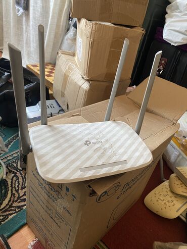 Модемы и сетевое оборудование: РОУТЕР роутеры интернет модем Тп линк 1 антенный максимальное — 17